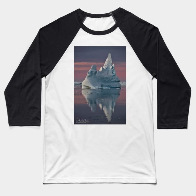 Iceberg III Baseball T-Shirt by lordveritas